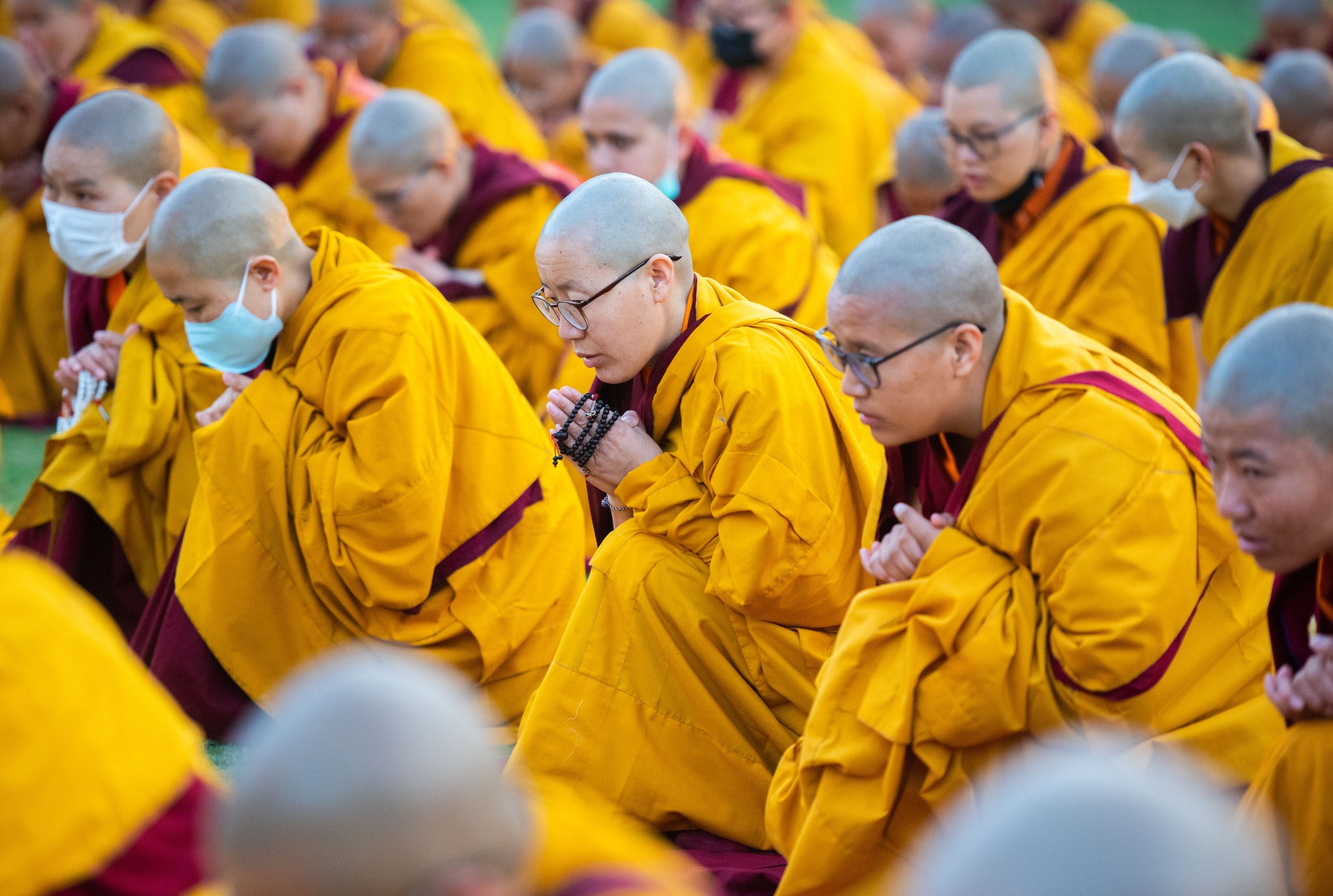 7th Arya Kshema: Mahayana Sojong at the Dhamek Stupa